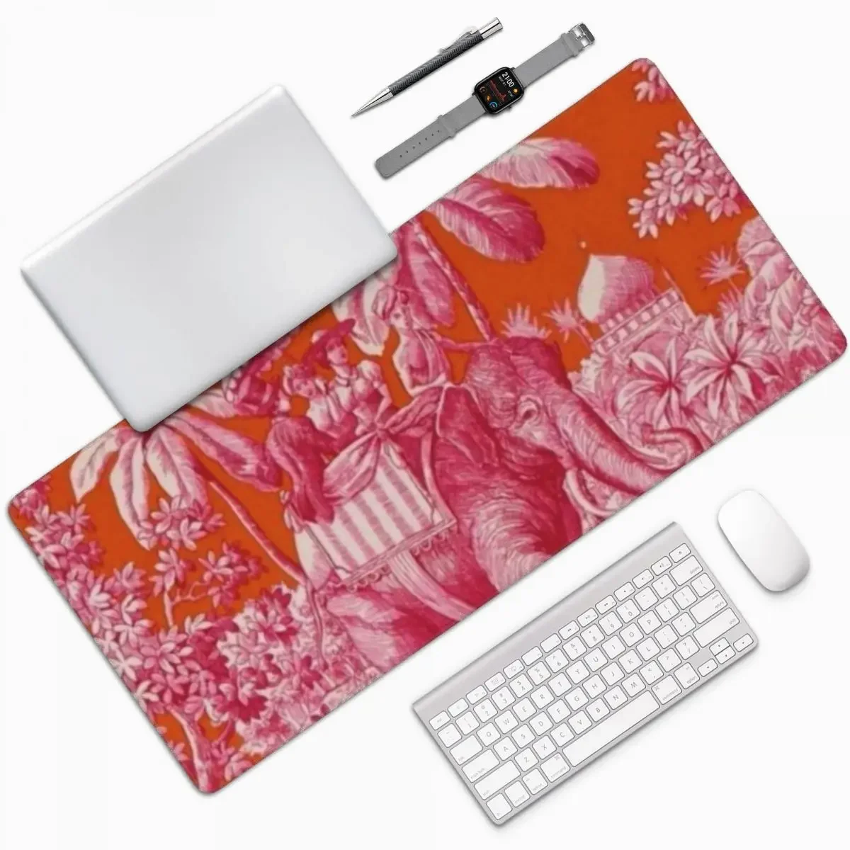 Pc Gaming Orange - Toile De Jouy - розовый и