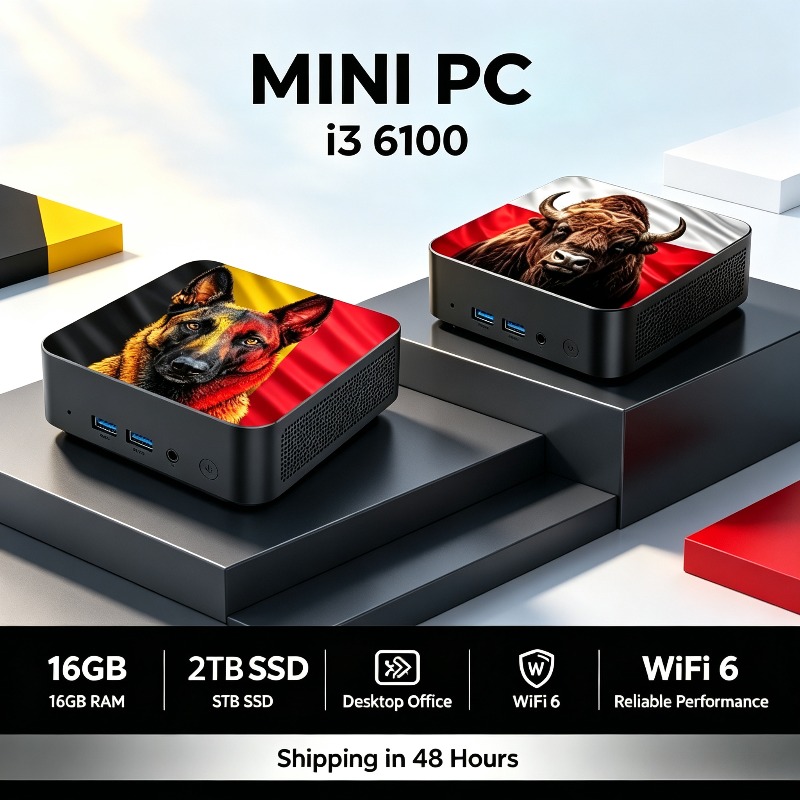 Pc Gaming I3 - Игровой мини-компьютер Intel Core i3 6100,