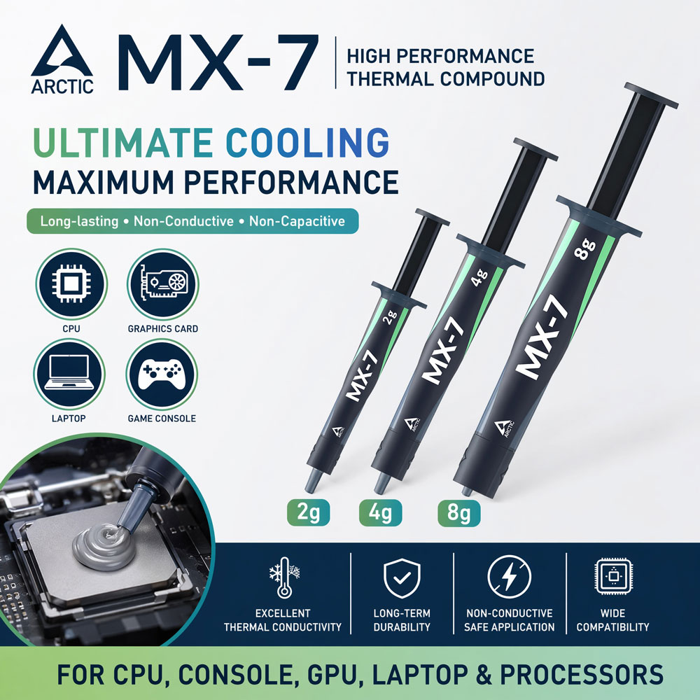 Thermal Paste - Термопаста ARCTIC MX-7 4G 8G 2G