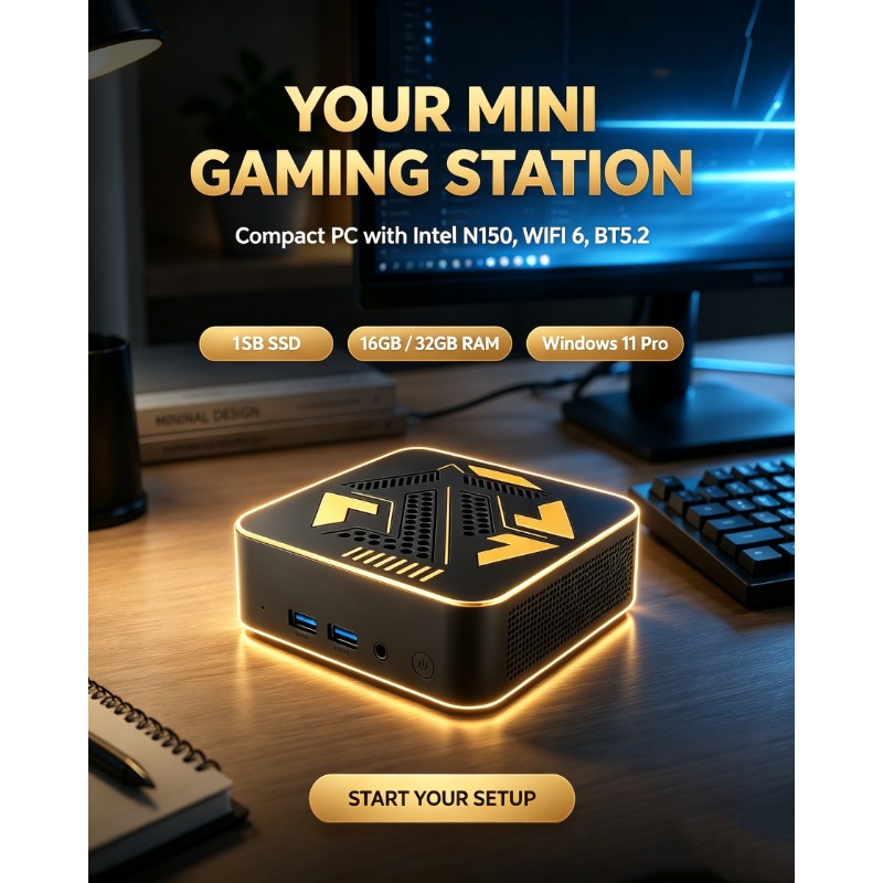 Игровой ПК Intel Core N150 с W – обзор и цена Pc Gaming Optimization