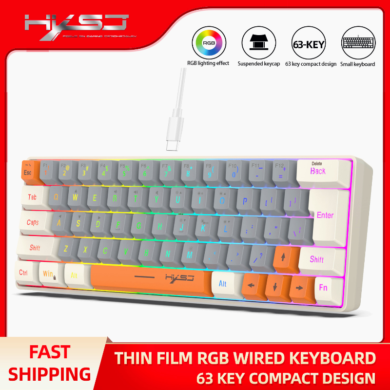 Компактная мини-клавиатура RGB – обзор и цена Pc Gaming Orange