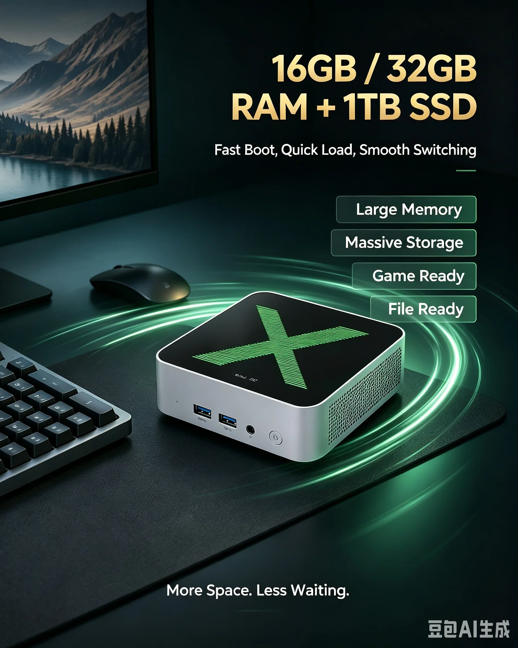 Мини-ПК X Core N150 с Windows  – обзор и цена Pc Gaming Editing
