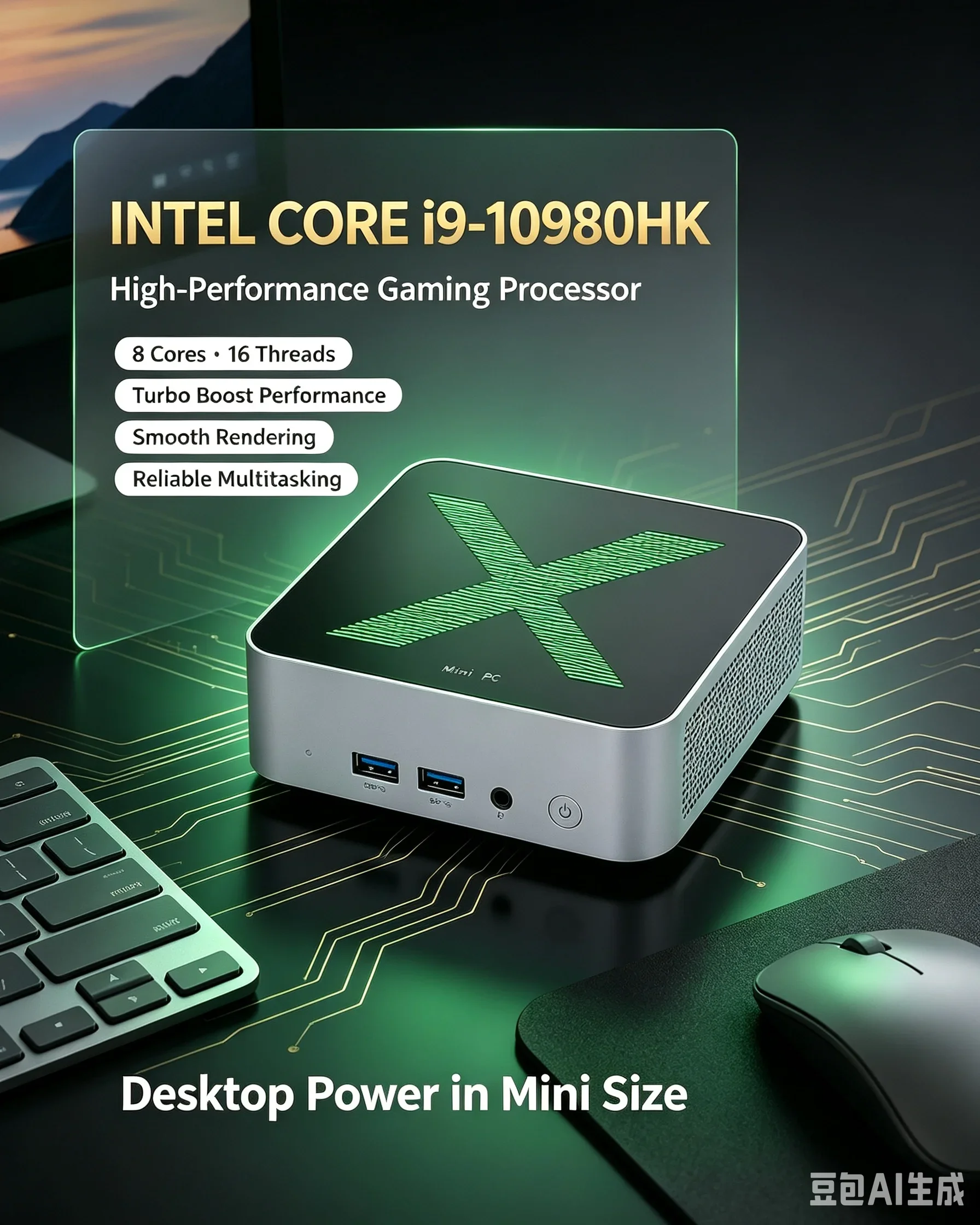 Мини-ПК X Core N150 с Windows  – обзор и цена Pc Gaming Editing