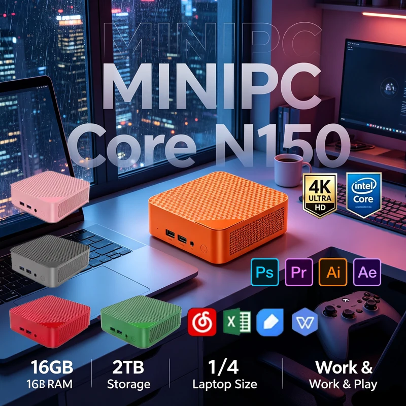 Оранжевый мини-ПК, Intel Celer – обзор и цена Pc Gaming Orange
