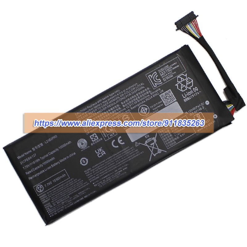 Новая батарея L23B2PK0 7.76V 1 – обзор и цена Pc Gaming Lenovo Legion