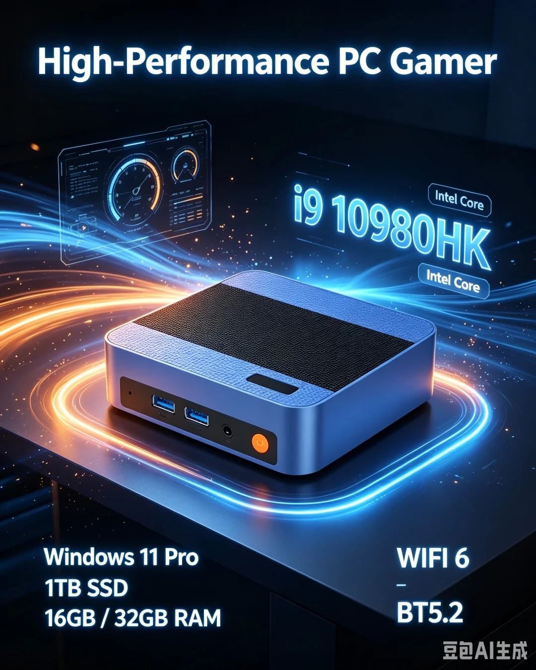 Мини-ПК Windows 11 Intel Core  – обзор и цена Pc Gaming I3