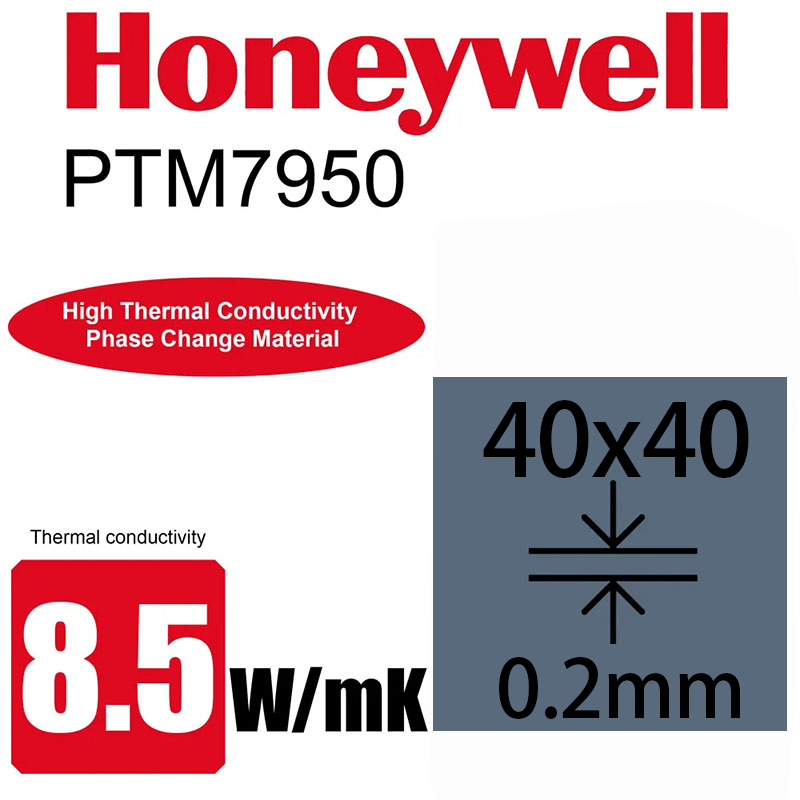 Honeywell PTM7950 8,5 Вт 0,2 0 – обзор и цена Thermal Paste